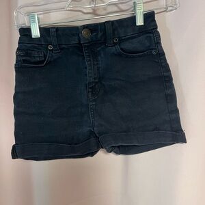 American Eagle Outfitters Black Jean Shorts High-Waisted